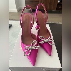 Brand New Amina Muaddi Rosie Sling Heels